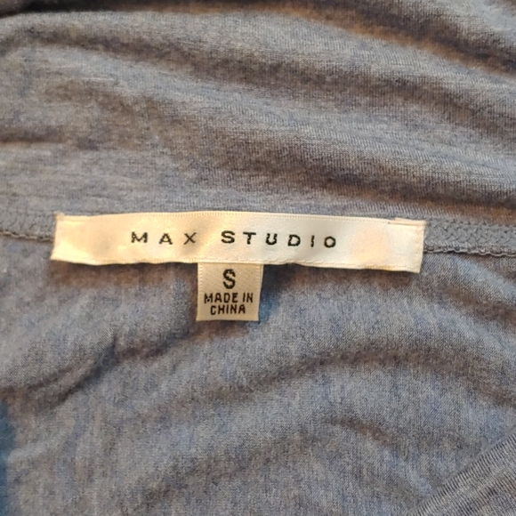 Comfortable heathered blue circle skirt - Picture 4 of 7